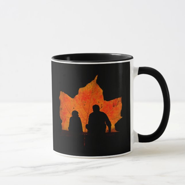 FALL LEAVES FATHER AND SON MUG (Right)