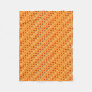 Fall Leaves Fleece Blanket