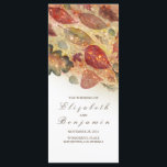 Fall Leaves Glitter Wedding Programs<br><div class="desc">Fall wedding programs</div>