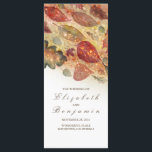 Fall Leaves Glitter Wedding Programs<br><div class="desc">Fall wedding programs</div>