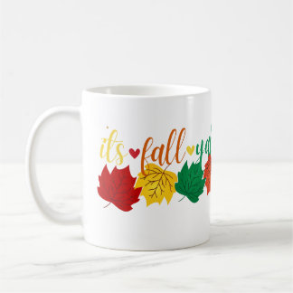 Fall Leaves Graphic: Autumn T-shirt Coffee Mug