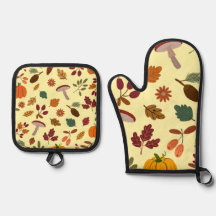 Fall Leaves & Harvest Pattern