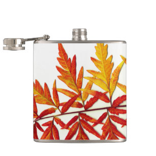 Fall Leaves Hip Flask