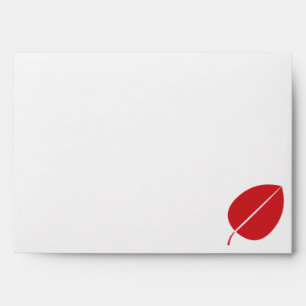 Fall Leaves in Cherry Envelopes