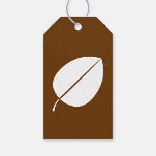 Fall Leaves in Chocolate Gift Tag