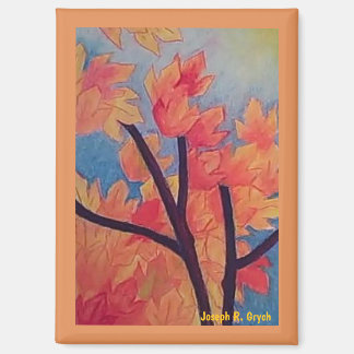 Fall Leaves Kitchen Magnet