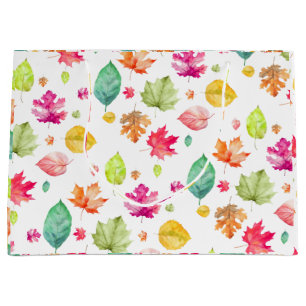 Fall Leaves  Large Gift Bag