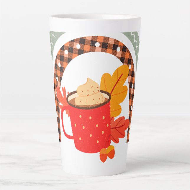 Fall Leaves Latte Mug Mug (Front)