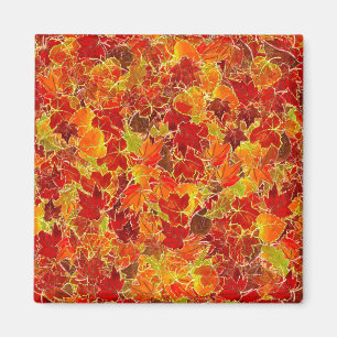 fall leaves magnet