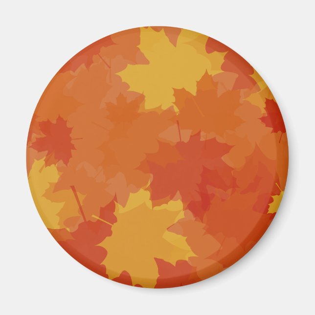 Fall Leaves Magnet (Front)