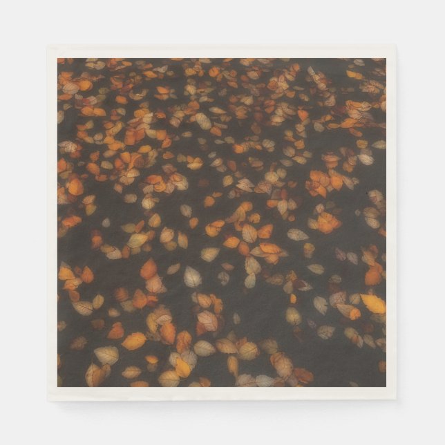fall leaves  napkin (Front)