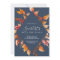 Fall Leaves | Navy Blue & Burgundy 40th Birthday