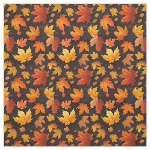 Fall Leaves Pattern Fabric