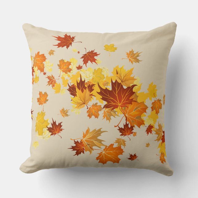 Fall Leaves Pillow (Front)