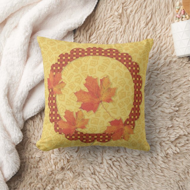 Fall Leaves Pillow (Blanket)