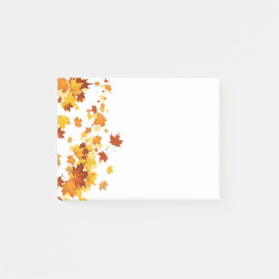 Fall Leaves Post Notes