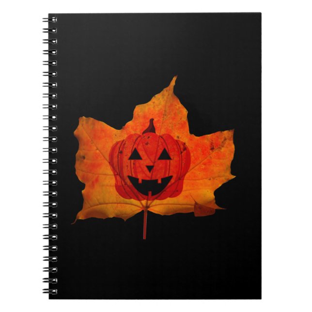 FALL LEAVES PUMPKIN DAY NOTEBOOK (Front)