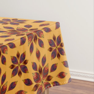 Fall Leaves Rosette Tablecloth
