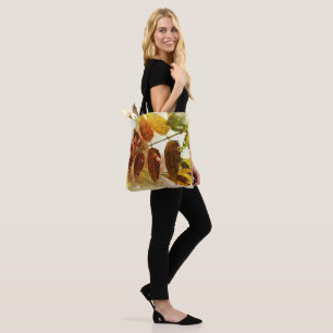 Fall Leaves Rust Gold Sage Colours  Tote Bag