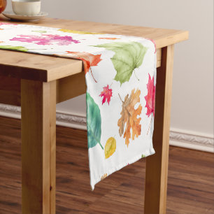 Fall Leaves Short Table Runner