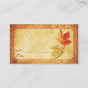 Fall Leaves Special Occasion Place Cards