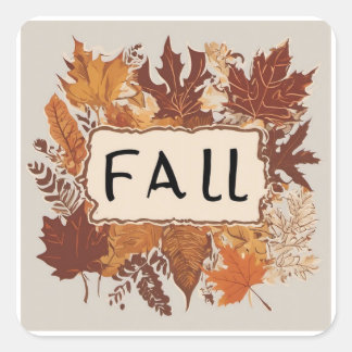 Fall Leaves Sticker 