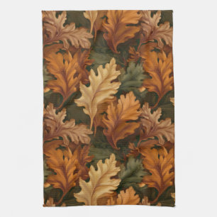 Fall Leaves Tea Towel