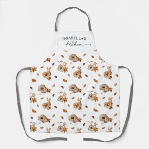 Fall Leaves Thanksgiving All-Over Print Apron