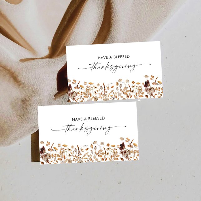 Fall Leaves Thanksgiving Enclosure Card (Creator Uploaded)