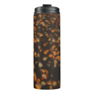 fall leaves  thermal tumbler