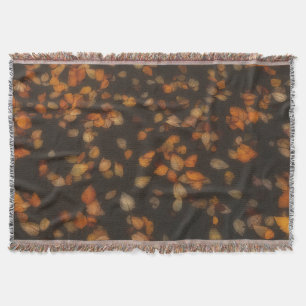 fall leaves  throw blanket
