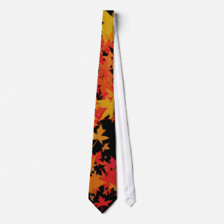 Fall leaves tie