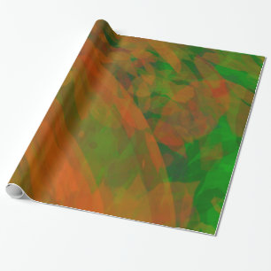 Fall Leaves Turning Colours Wrapping Paper