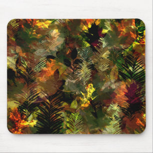 Fall Leaves Watercolour Mousepad