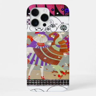 FALL LEAVES,WIND ,SWIRLS FASHION COSTUME DESIGNER iPhone 16 PRO MAX CASE