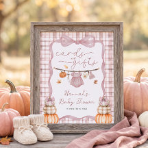 Fall Little Pumpkin Cards and Gifts Baby Shower