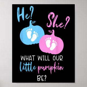 Fall Little Pumpkin Pregnancy  Poster