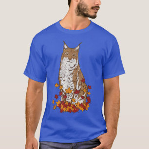 Fall Lyn Bobcat Cute Spirit Animal Autumn T T-Shirt