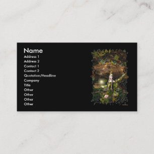Fall Magic Fairy Business Cards
