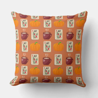 Fall Mahjong Pillow