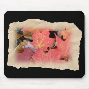 Fall Maple Leaves Coordinating Items Mouse Pad