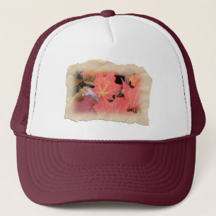 Fall Maple Leaves Coordinating Items Trucker Hat
