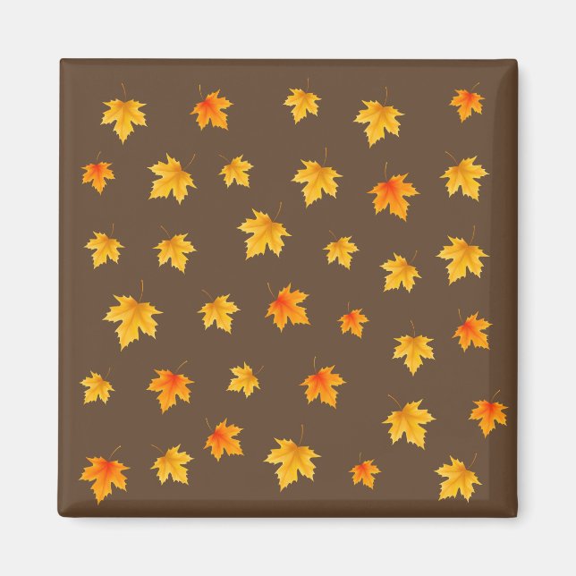  Fall Maple Leaves Magnet (Front)