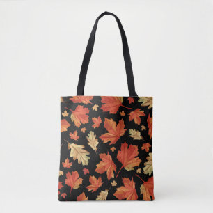 Fall Maple Leaves Thanksgiving Pattern Tote Bag