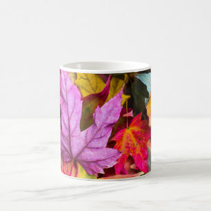 Fall maple tree leaf colourful autumn nature coffee mug