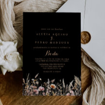 Fall Meadow Wild Floral Spanish Wedding