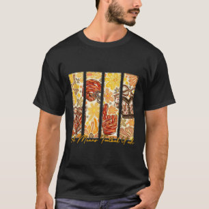 Fall Means Football Yall Boho Floral Coquette Bow T-Shirt