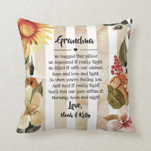Fall Mother Grandma Grammy Nana from Grandkids Cushion