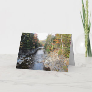 Fall Mountain Stream Card