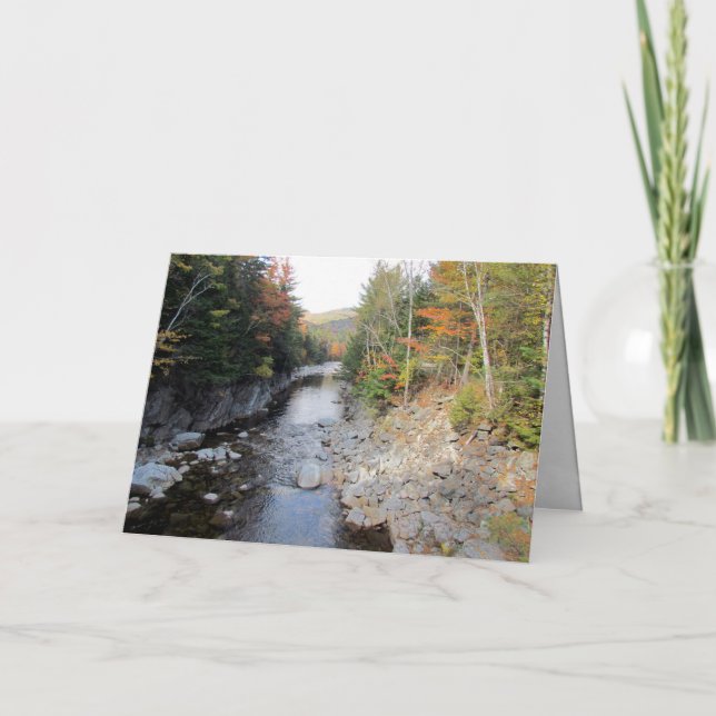 Fall Mountain Stream Card (Front)